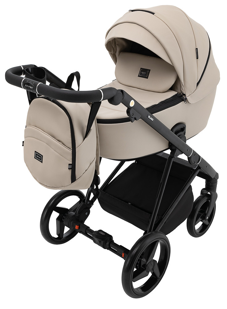 Дитяча коляска 2 в 1 Adamex Blanc Eco SA-7, фото 1
