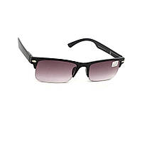 Універсальні окуляри з тонованою лінзою 210 у чорній оправі