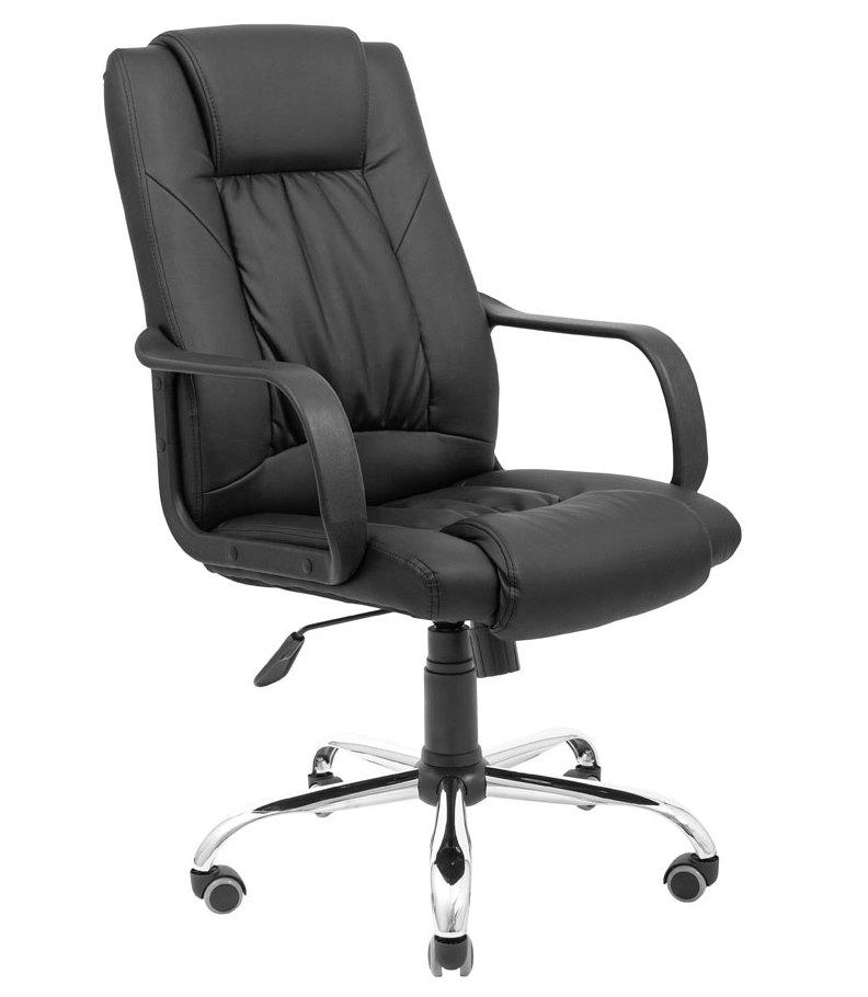 Крісло комп'ютерне офісне Юта Ю/Armchair Utah U хрестовина Хром підлокітники пластикові Richman, фото 1