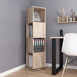 Стелаж полиця з обертовим механізмом знизу