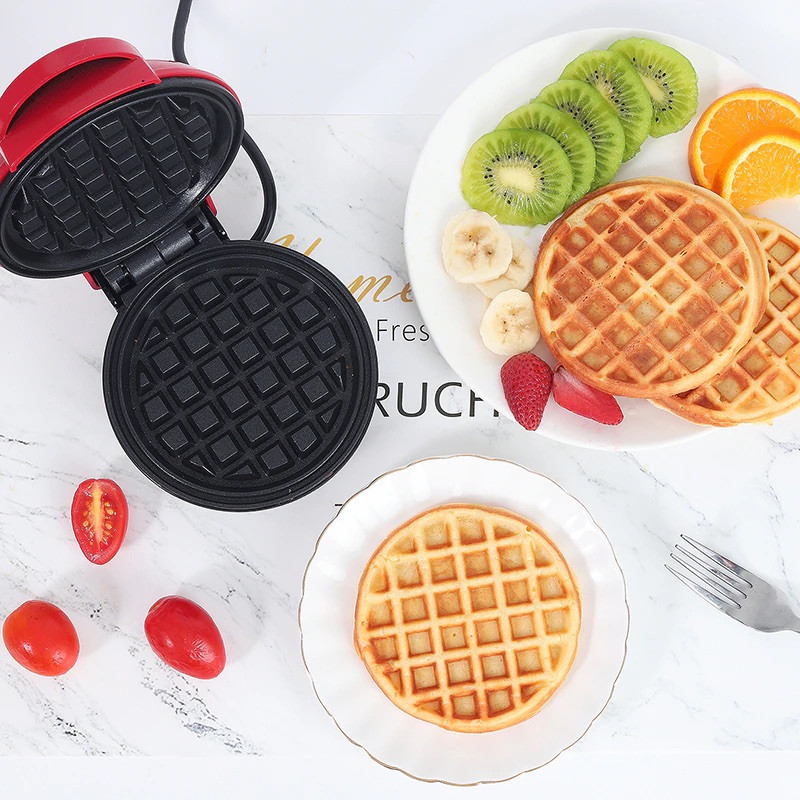 Вафельниця міні для бельгійських вафель Mini Waffle Maker Kucall