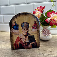 Икона Святого Николая: Посредник Милосердия Размер: 21х16х6,5 см