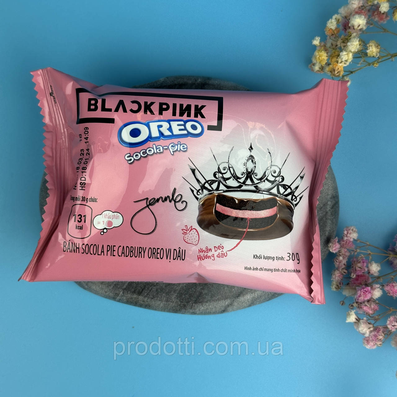Печенье Oreo Blackpink Chocopie Strawberry 30 г - фото 1 - id-p1927583518