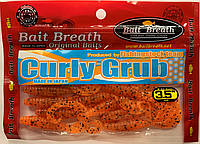 Приманка Bait Breath Curly Grub 3.5" (10шт) Ur20 Orange/Seed