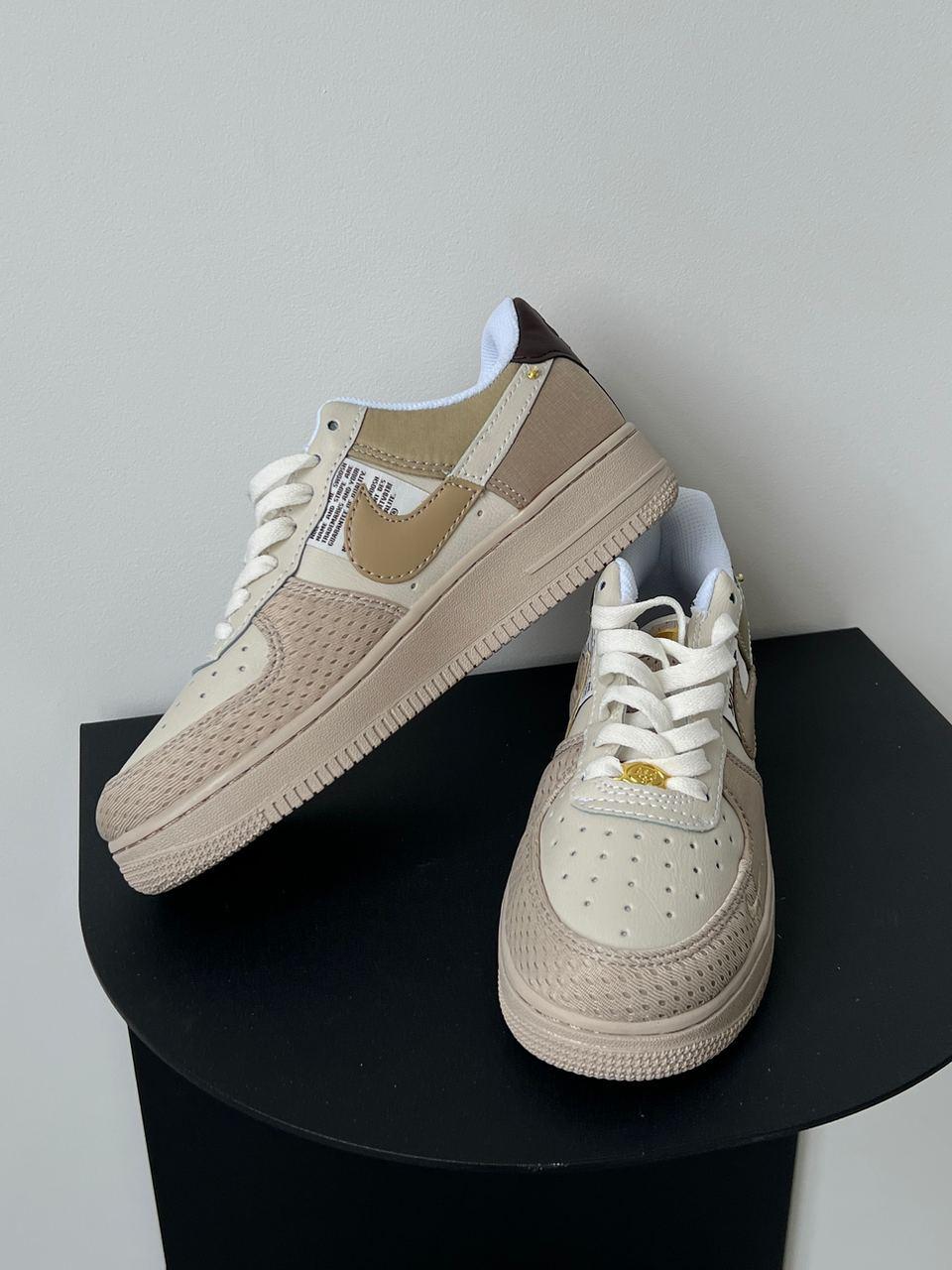 Кросівки Nike Air Force 1 Low Tan Bling - фото 4 - id-p1927634616