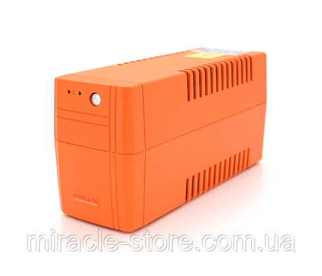 ИБП MAKELSAN Lion 650VA (390W) Standby-L, LED, 170-280VAC, AVR 1st, 2xSCHUKO socket, 1x12V7Ah, Plastic Case, фото 2