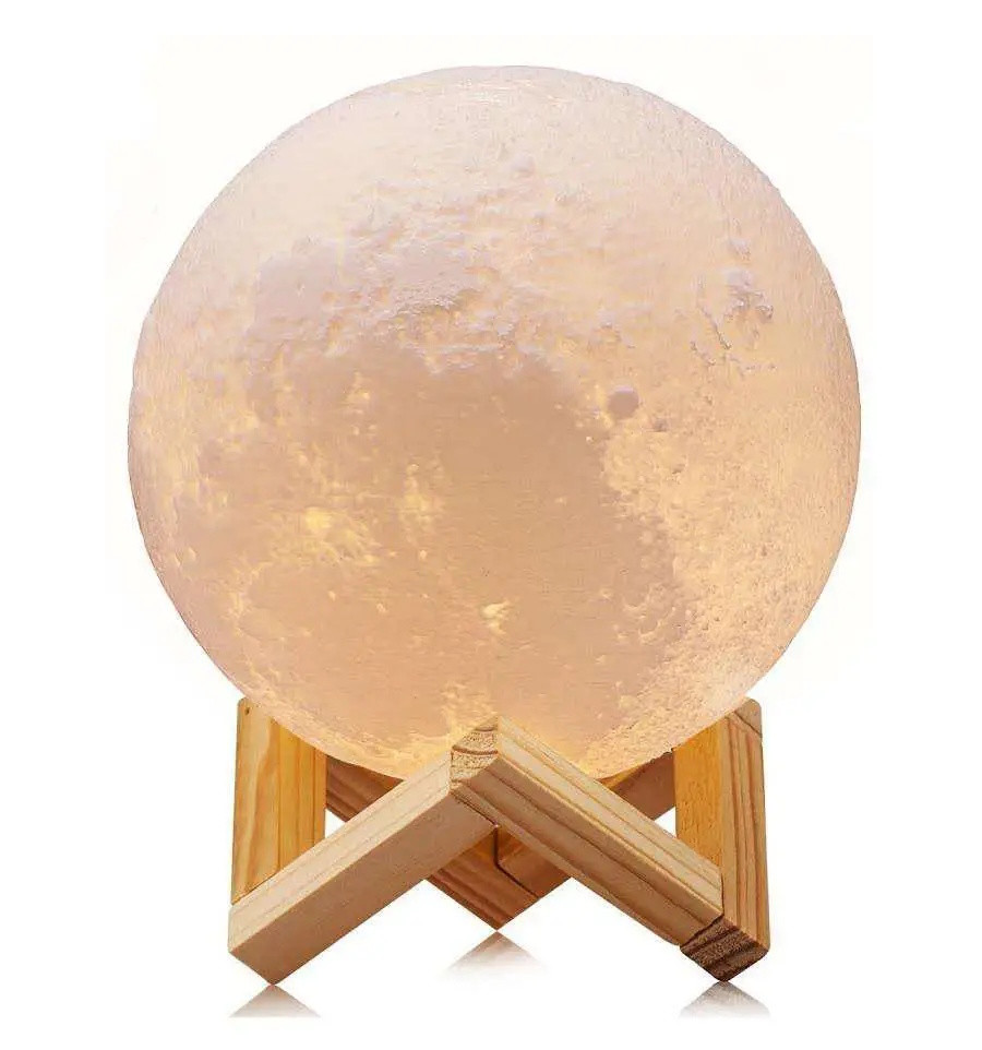 Настільний акумуляторний світильник Magic 3D Moon Lamp — MA-4158, фото 1