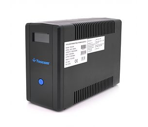 ИБП TESCOM TCM1200 (720W), LCD, AVR, 3st, 4xSCHUKO socket, 2x12V7Ah, RS232, USB, RJ45, plastik Case, фото 2