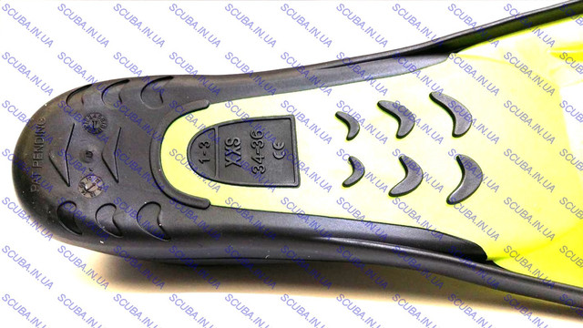 Ласти для плавання дитячі Sopras Sub Veloce II в розмірах 34/36, 36/37