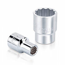 Набір торцевих головок 1/2" 15шт 8-24мм (12-гранні) TOPTUL GAAQ1602U-12, фото 5