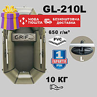 Полуторная надувная Лодка ПВХ Grif boat GL-210L