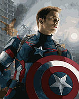 Картина по номерам "Капитан Америка. Марвел" GX45534 40х50
