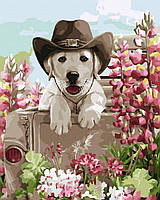 Картина по номерам "Собака-ковбой" GX45530 40х50