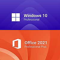 Microsoft Windows 10 Pro + Microsoft Office 2021 Pro Plus