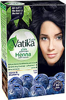 Фарба Дабур Ватіка Синьо-Чорний 6 пак по 10г, Краска Ватика Dabur VATIKA Naturals Blue Black Henna &