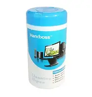 Салфетки чистящие Handboss для оргтехники туба