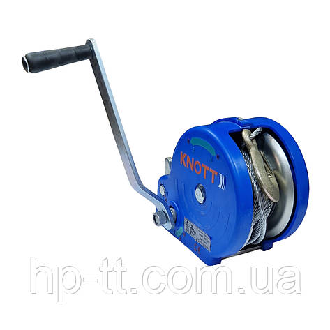 Лебідка Knott AutoFlex з тросом 10,8 м 450 кг 6X0017.207, фото 1