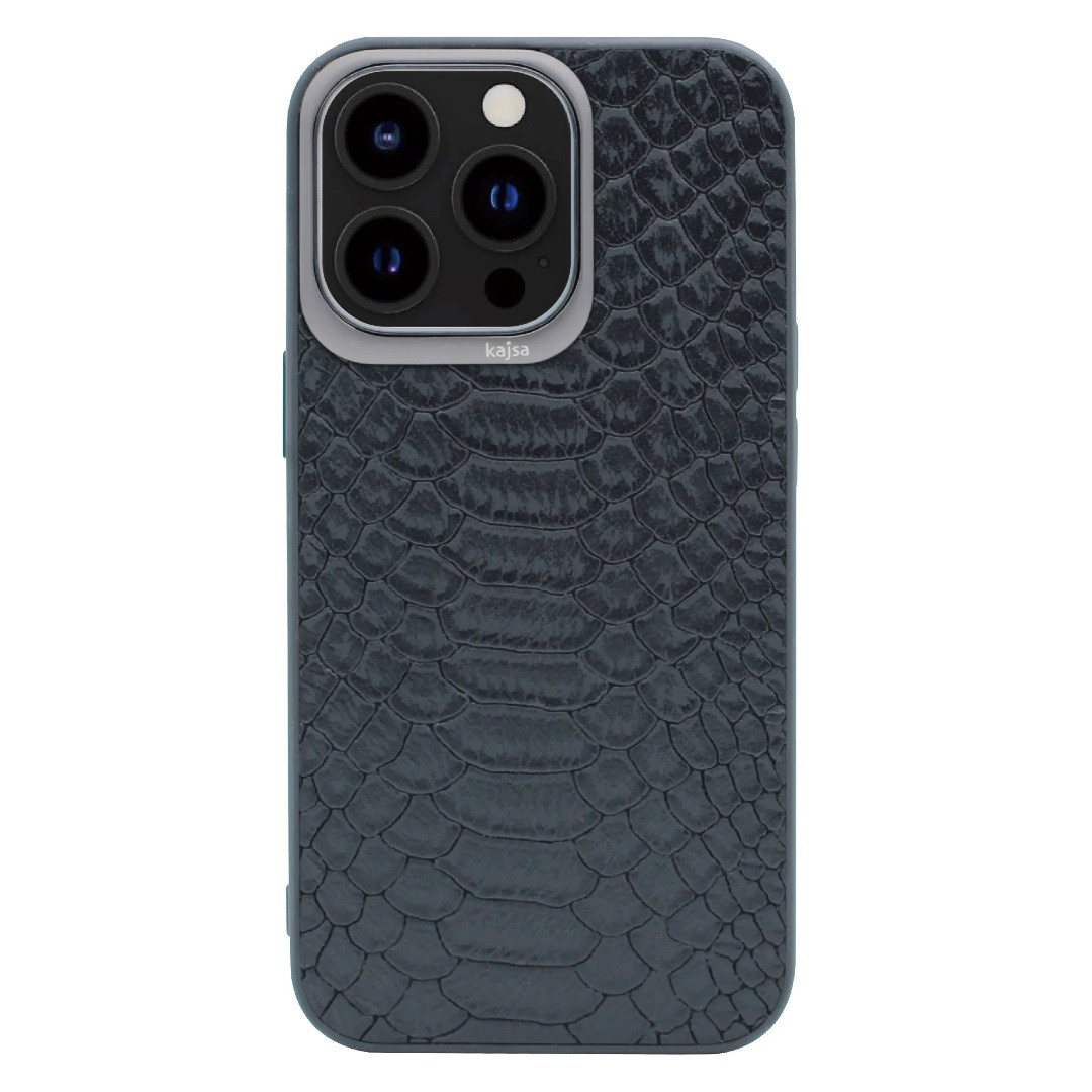 Шкіряний чохол Kajsa Snake Leather для iPhone 13 Pro Max