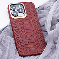 Шкіряний чохол Kajsa Snake Leather для iPhone 13 Pro
