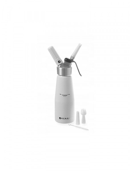 Сифон для вершків Hendi Kitchen Line 0,5 л d8 см h27 см алюміній (588369), фото 1