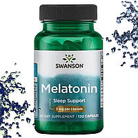 Мелатонин Swanson Melatonin 3 мг 120 капсул