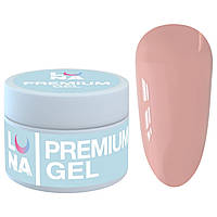 LUNA Gel Premium №04 Гель для нарощування бежево-рожевий, 30 мл