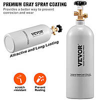 VEVOR CO2 Bottle Carbon Dioxide Bottle 2,26 kg Capacity, Carbonic Acid Gas Bottle 1800 PSI CO2 Adapter