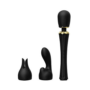 Zalo насадки Vibronser - Kyro Wand Obsidian Black, фото 2