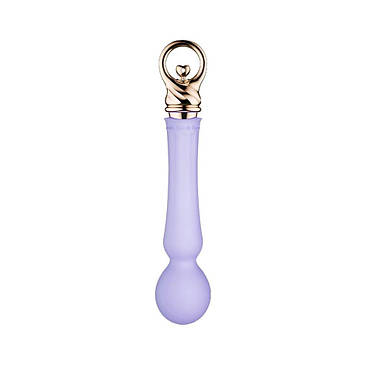 Wibro -massager з нагрітою солодкою магією Zalo - фіолетова фіолетова паличка, фото 2