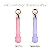 Wibro -massager з нагрітою солодкою магією Zalo - фіолетова фіолетова паличка, фото 2
