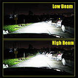 LED лампи в лінзу "D3-3D 360°" H11 (H8, H9) цоколь (40Вт, 6000К, 9-36v, CSP CHIP 8000LM), фото 2