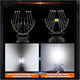 LED лампи в лінзу "D3-3D 360°" H11 (H8, H9) цоколь (40Вт, 6000К, 9-36v, CSP CHIP 8000LM), фото 7