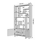 Стелаж з тумбою на 2 двері, фото 3