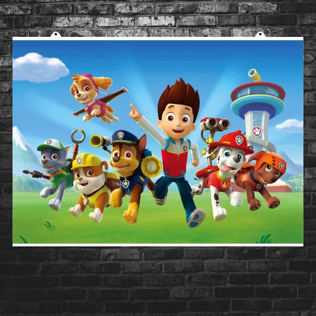 

Постер "Щенячий патруль". Paw Patrol. Размер 42x30см (A3). Матовая бумага