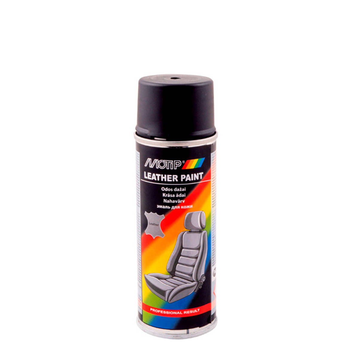 

Эмаль аэрозольная для покраски кожи Motip Leather Paint черная 200 мл (04230), Черный