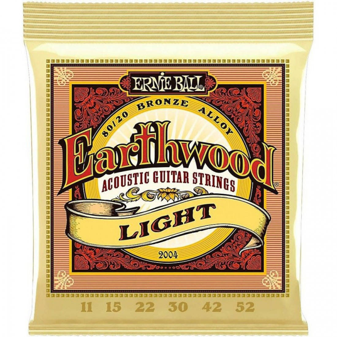 

Струны для акустической гитары Erni ball Earthwood 80/20 bronze 11-52