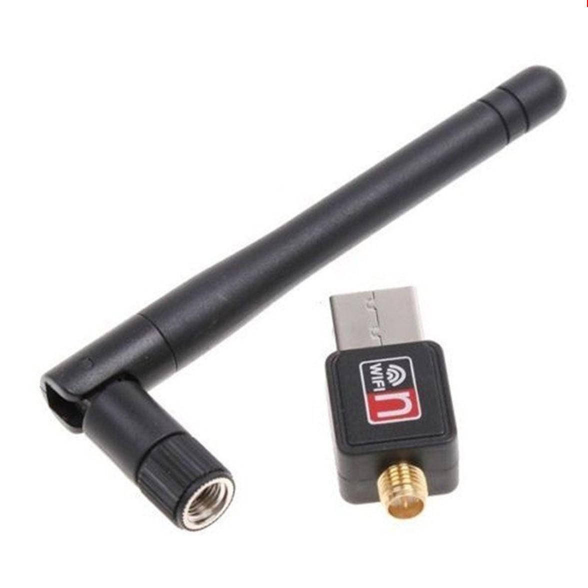 

Беспроводной сетевой WI-FI адаптер для компьютера WF-2 802.11n USB2.0 Черный