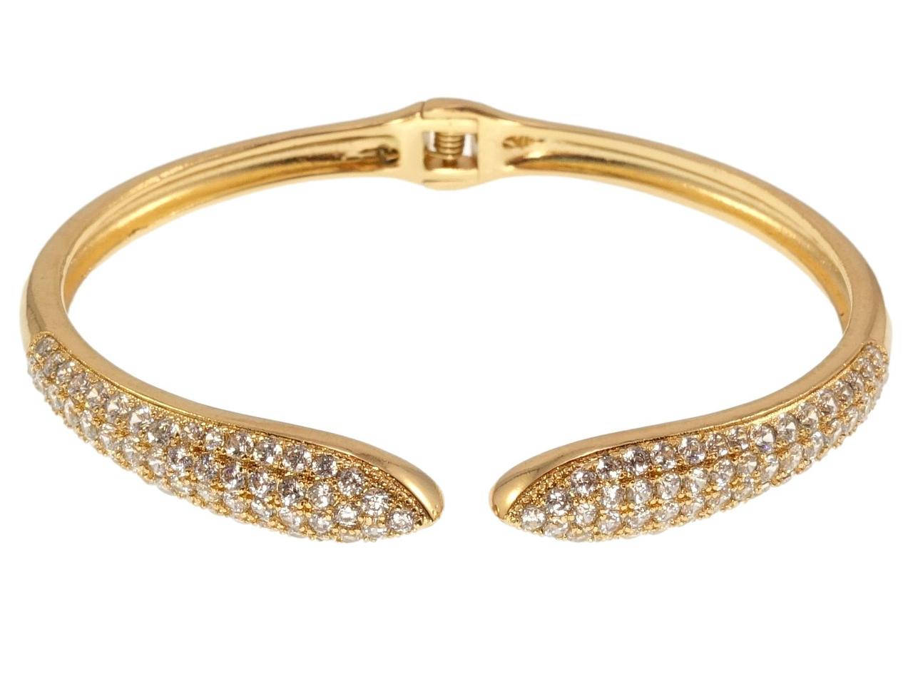 

Браслет Xuping Позолота 18K "Притяжение инкрустация цирконием" ø 5,5см