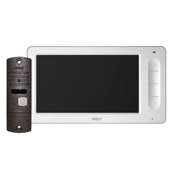 Комплект відеодомофона Arny AVD-7006 white + copper