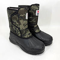 Специальная зимняя обувь мужская Размер 41 (25см) | Сапоги резиновые мужские комфортные | MO-815 для прогулок