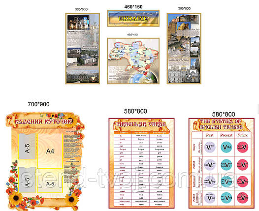 Композиція стендів "Кабінет англійської мови", фото 2