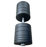 Гантелі 2 по 80 кг розбірні з покриттям Набір гантелей комплект для дому спортзалу W_2028, фото 2