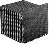 Мат-пазл спортивний WCG EVA 60х60х1.2 см підлоговий килимок для спортзалу Комплект 4 шт W_2031, фото 2