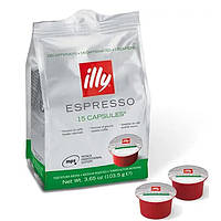 Акція! Кава без кофеїну illy MPS Decaffeinato в капсулах 15 шт х 6.95 г