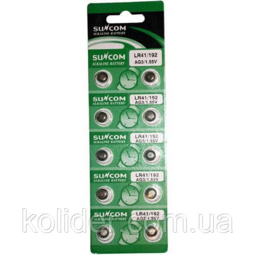 10x Батарейка Таблетка AG3 LR41 192, Алкалайн — в Категории "Батарейки ...