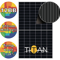 Батарея Risen RSM120-8-585M Солнечная батарея 12BB 210mm Titan 585Вт