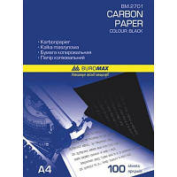 Папір копіювальний Buromax 210x297 мм, 100sheets, black (BM.2701) продаж