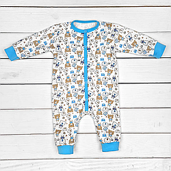 Дитячий нарядний чоловічок "Звірята" (інтерлок) ріст 62см