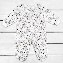 Дитячий теплий ошатний чоловічок "Соник" (байка) 68 см