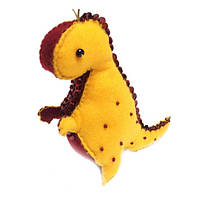 Набір для шиття іграшки з фетру. Динозаврик Рекс.
